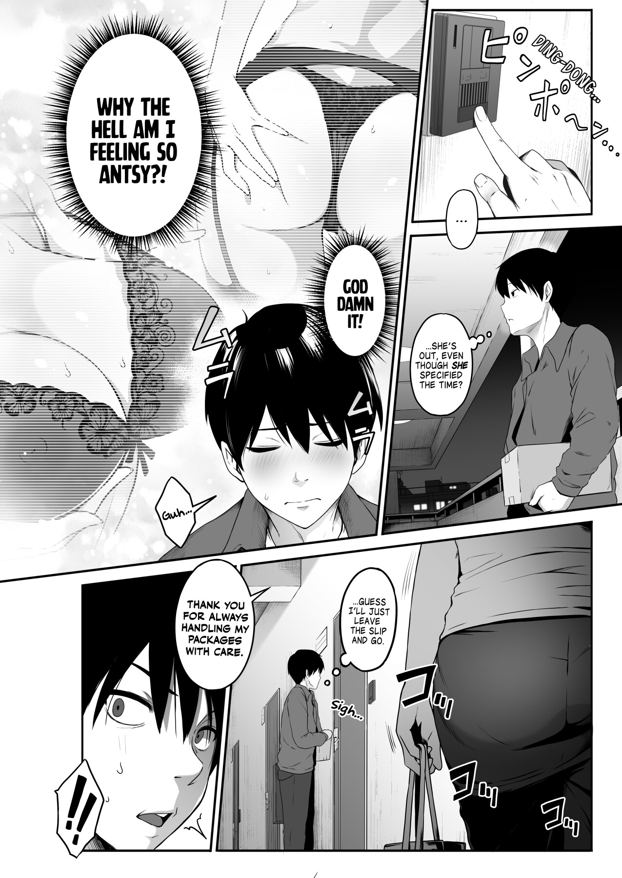 Hentai Manga Comic-Bagged a Delivery Boy! ~The Package the Horny Lady Was Expecting Was the One in My Pants~-Read-6